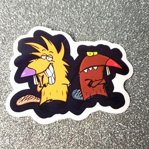10/$10 ANGRY BEAVERS Sticker Nickelodeon